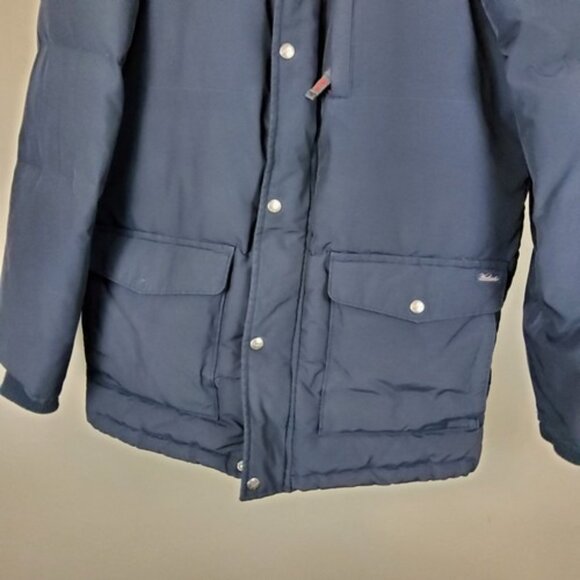 Woolrich Langhorne Men's Puffer Jacket Size Medium Deep Navy 550 Fill 16106 - Picture 8 of 14